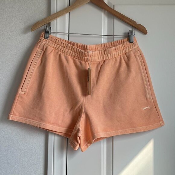 Skims French Terry Classic Short in Cantaloupe, Size Small - Picture 7 of 12